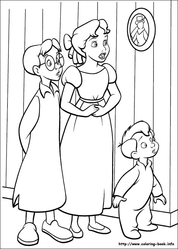 Peter Pan coloring picture